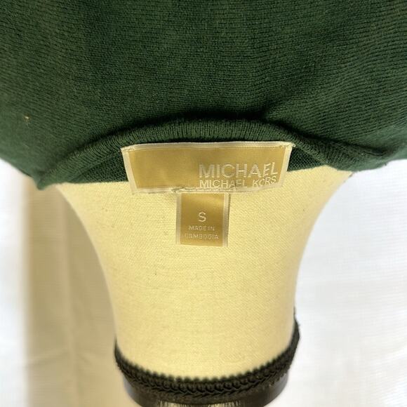 PRICED TO SELL! Hunter Green Michael Kors Sweater - Size Small - Picture 5 of 6